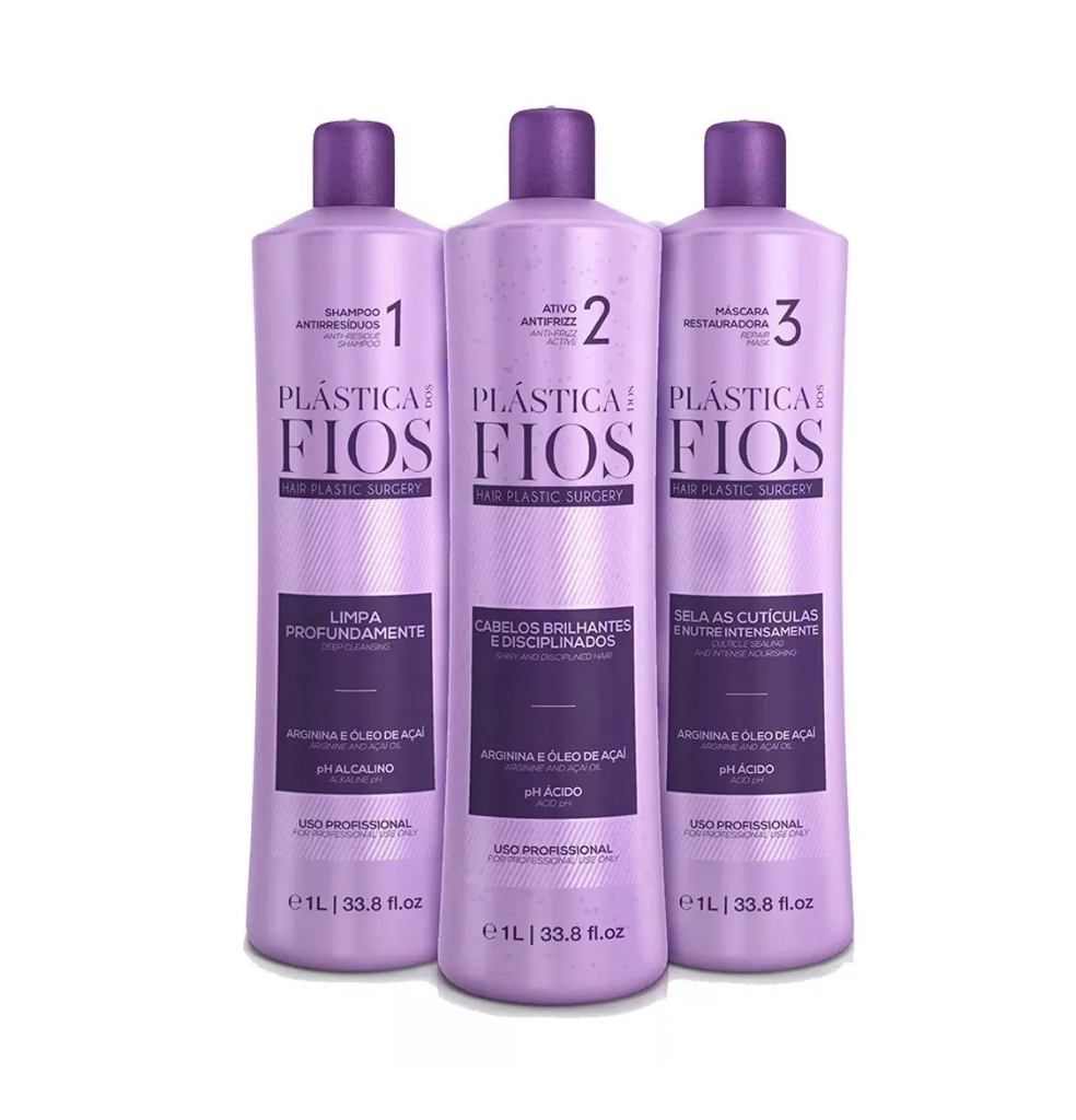 Kit 3 pasos 1L - Plástica dos fios